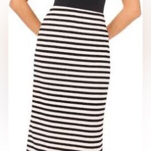 VINCE CAMUTO Pull On Striped Skirt